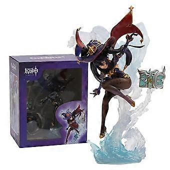 Genshin Impact Mona Battle Version PVC-Figur Modell Puppe Spielzeug Colletible Figuren