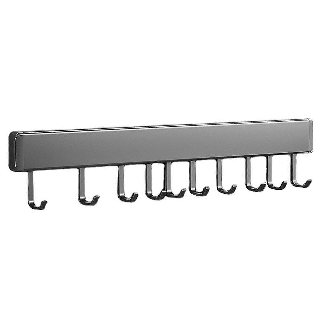 Wall Mounted Storage Rack with Hooks Corner Shelf Shower Organizer Hook Rack