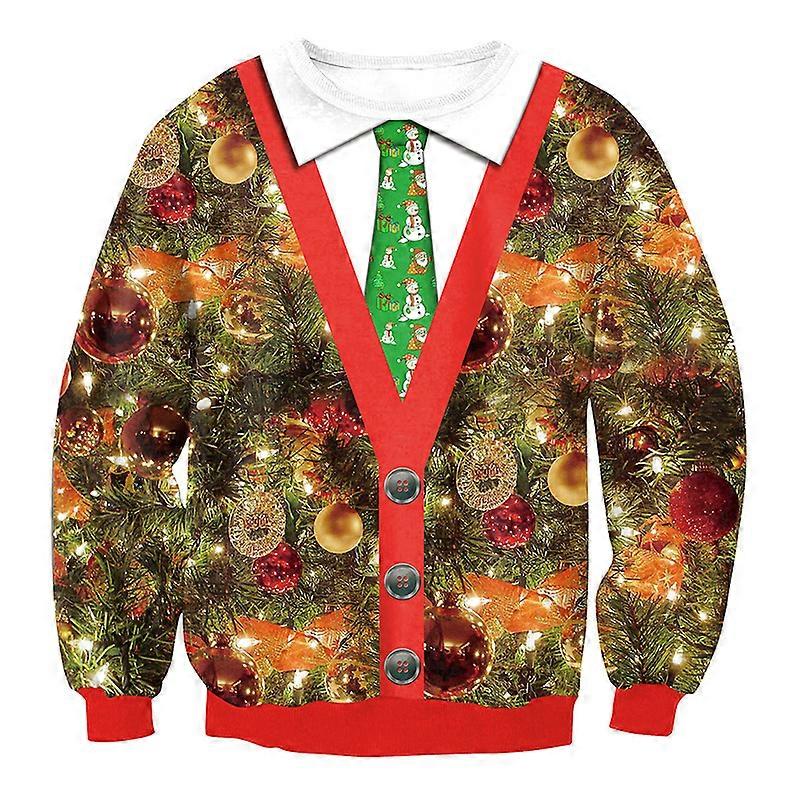 Womens Mens Christmas Xmas Pullover Sweatshirt Ugly Sweater Jumper Top