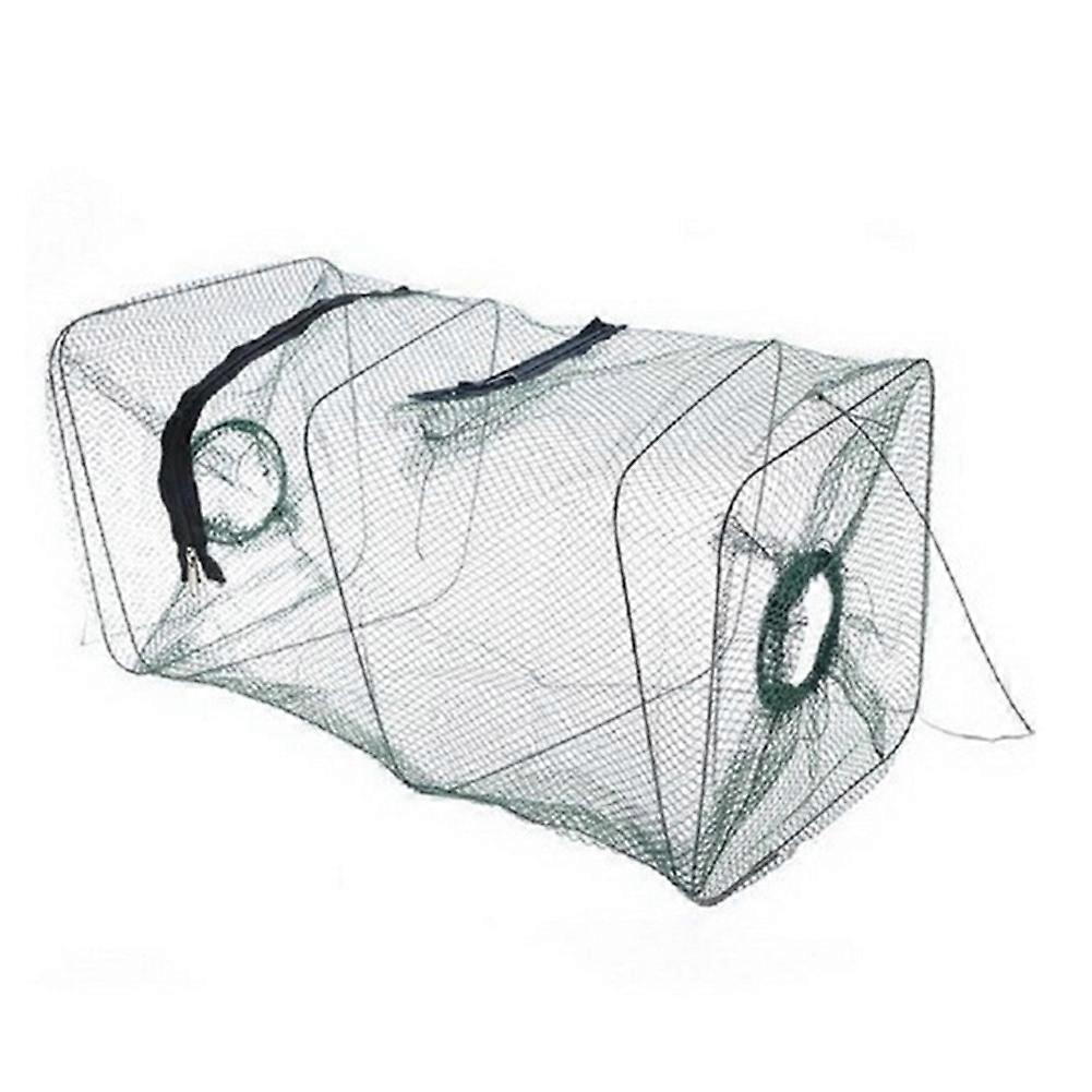 Kaesi Folding Portable Crab Fishing Dip Cast Net Cage Shrimp Catcher Pot Bait Trap