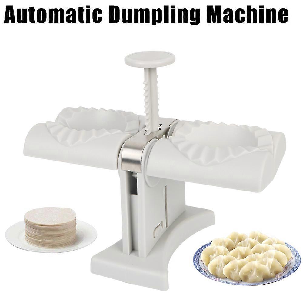Dumpling Machine Double Head Press Dumplings Mold Fully Automatic Kitchen Tools DIY Empanadas Ravioli Mould