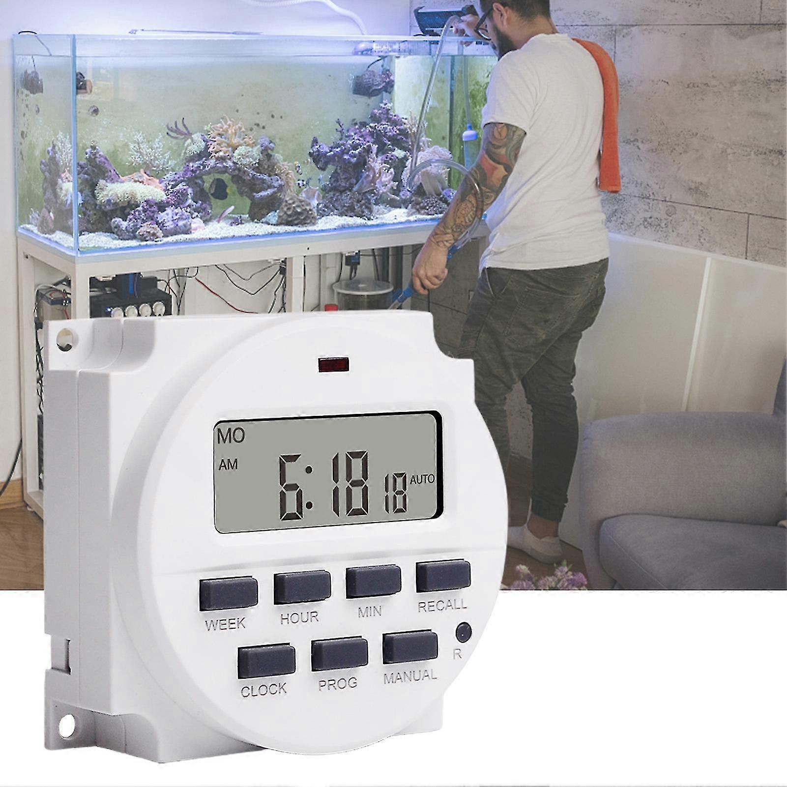 TM618N DC 6V Interruttore di tempo programmabile Temporizzazione accurata Multiuso DC 6V Lcd Display digitale Relè di tempo per elettrodomestici Mengxi