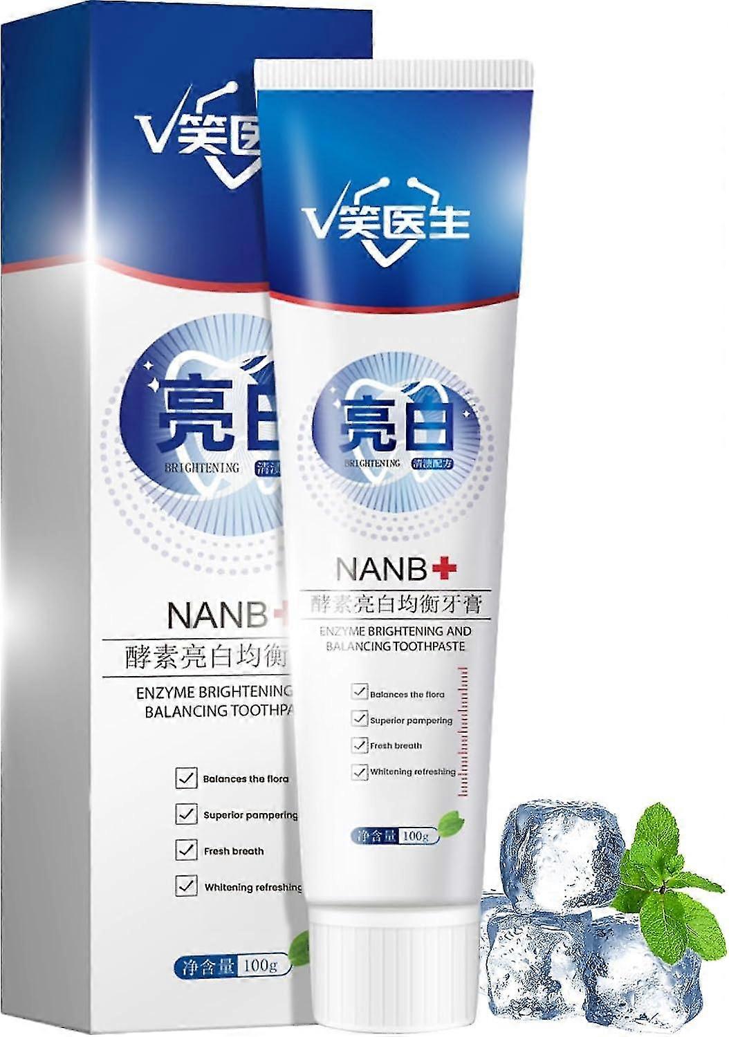 Smile Doctor SP-4 Probiotic Rapid Whitening Toothpaste, Sp-4 Ultra Whitening Toothpaste, SP-4 Brightening Toothpaste Fresh Breath Toothpaste