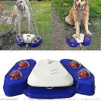 Hund sprinkler udendørs hund vand springvand Let pote aktiveret 2 Aqua udløbstilstande Slangedispenser