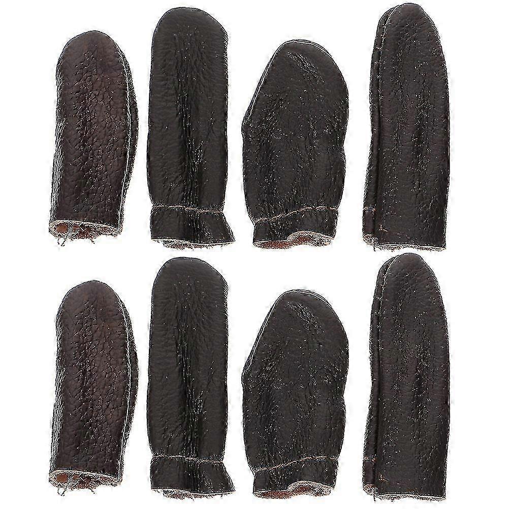 4 seturi de piele DIY degetar cruce cusătură deget capac DIY cusut deget protector