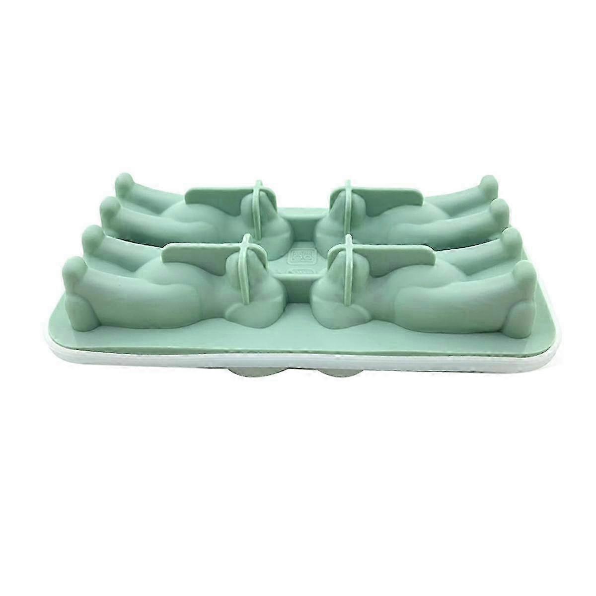 Ice Cube Mold, Labrador Ice Cube Trays, 4 Hole Big Dog Ice Cube Trays Fun Shapes Decor for Whiskey,Cocktail