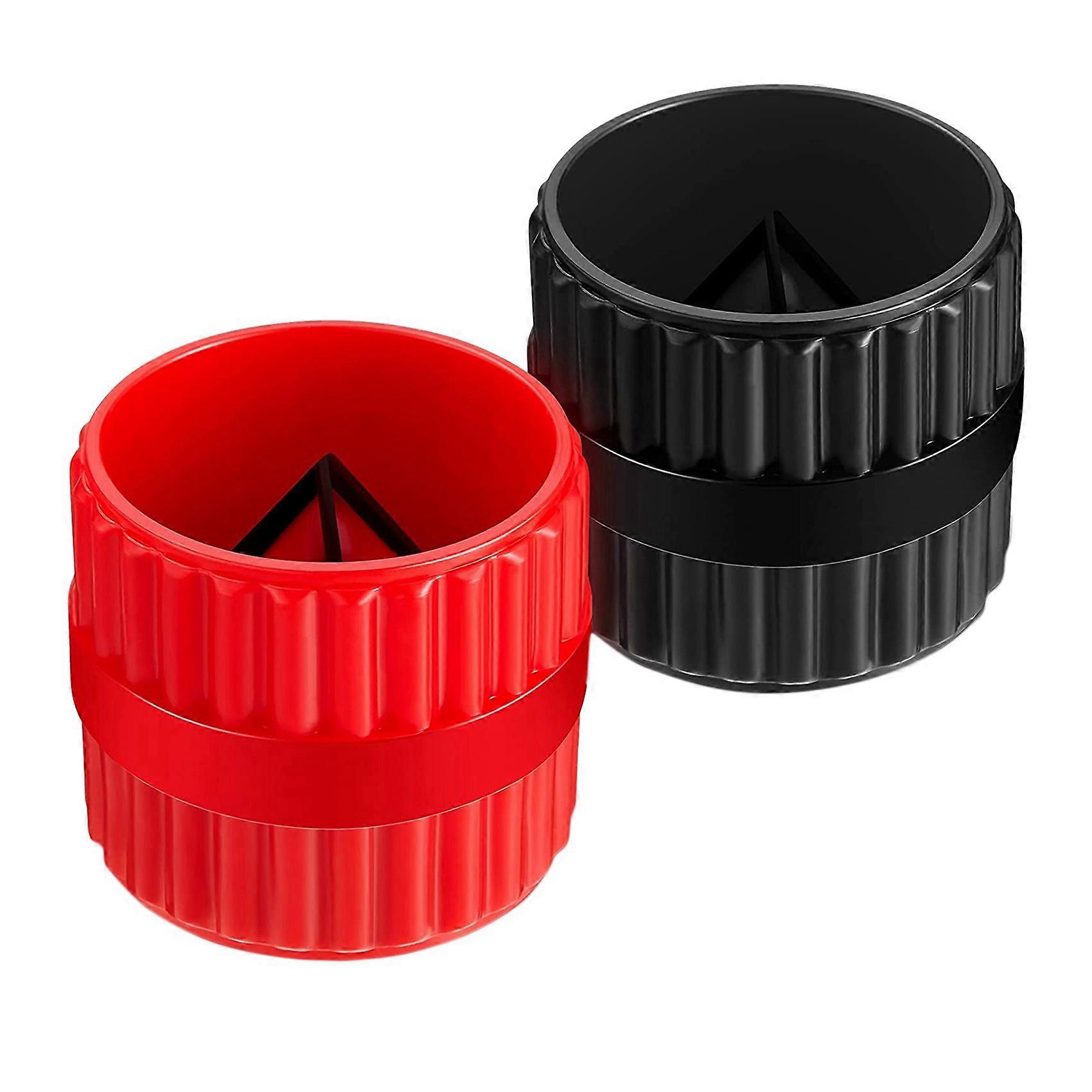 2 Pcs Inner and Outer Reamer Pipes and Pipe Deburring Reamer Pipe Chamfering Tools Suitable for PVC