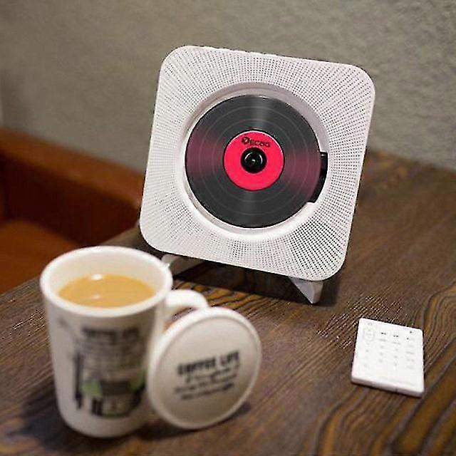 Wall Mounted Cd Player Surround Sound Fm Radio Bluetooth Usb Mp3 Disk Portable Music Player Remote Control Stereo Speaker Home