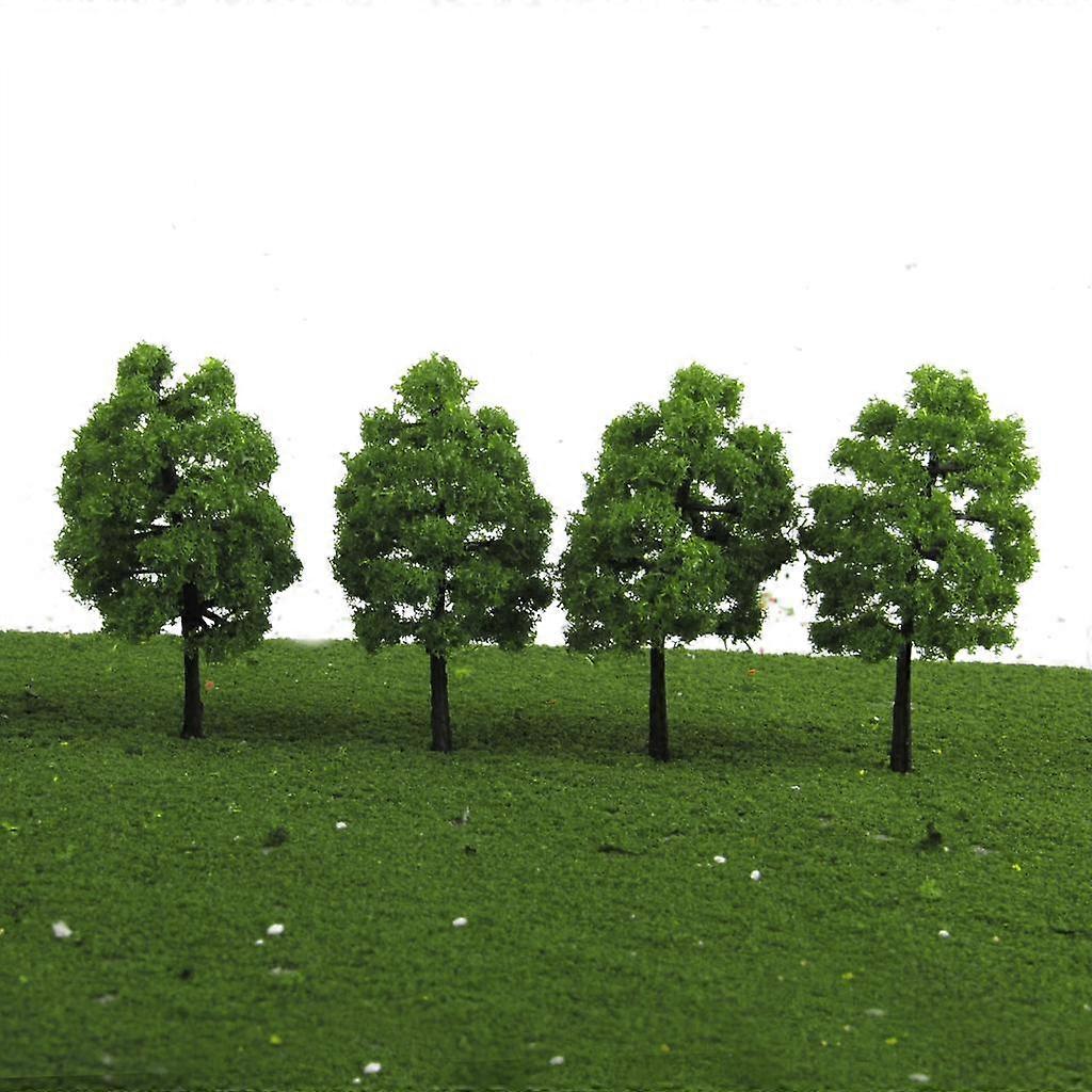 40pc 1:100 Sacle Railroad Tree Model For Train Railway Park Street Layout