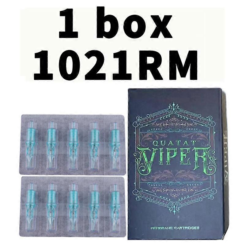 QUATAT קעקוע מחסנית מחטים 1005RM דפוס חד פעמי סטרילי בטוח קעקוע מחט עבור מחסנית מכונת ידית חור תולעת צפע