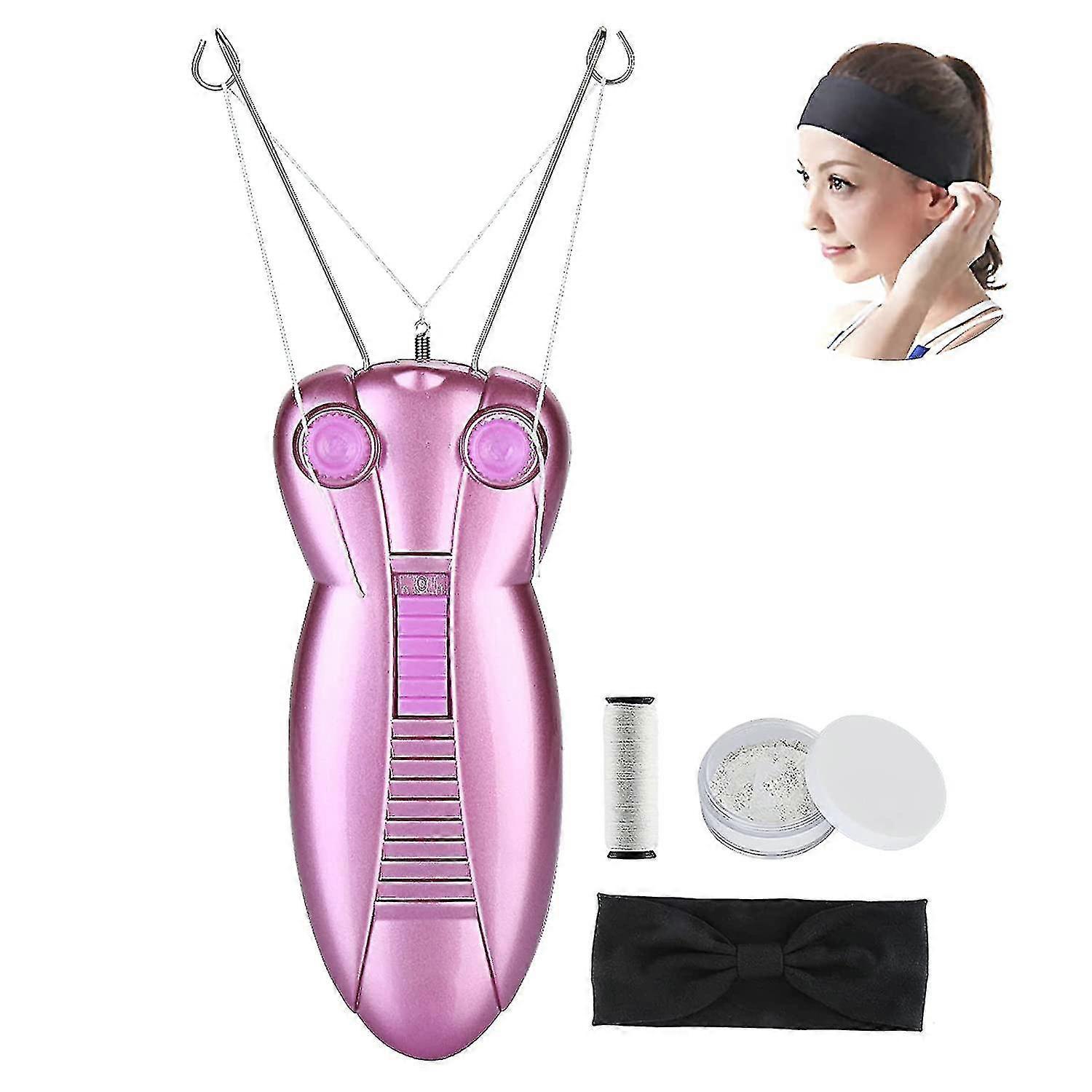 السيدات الوجه مزيل الشعر المرأة الكهربائية الجمال Epilator الوجه خيوط الشعر إزالة الحلاقة الوجه مدلك سحب وجوه حساسة إزالة الجهاز (
