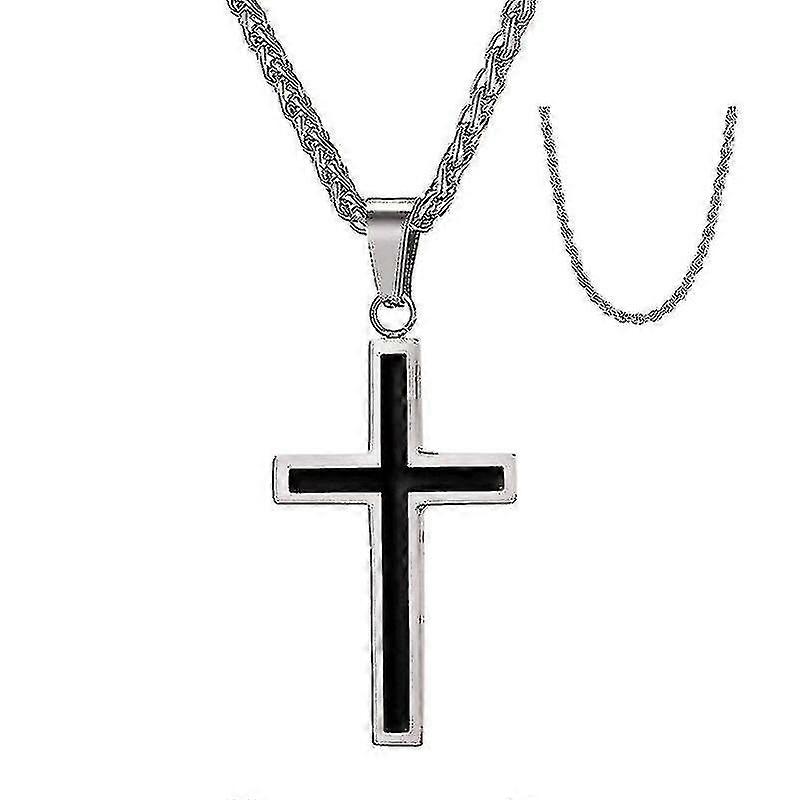 Collier Collier en orEnregistrement croisé en acier inoxydable Collier Fleur Panier Chainpendant Collier Set
