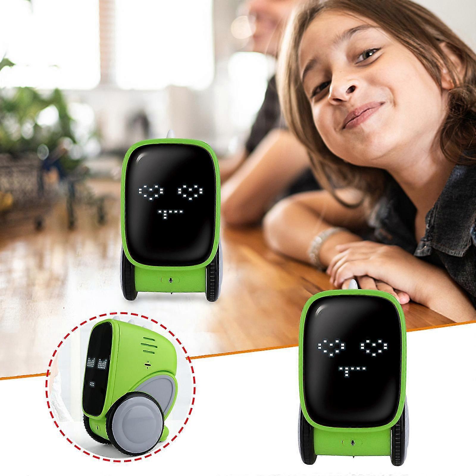 Intelligent Charging Robot Voice Control Dialogue Recording Sensor Early Education Dancing And Singing