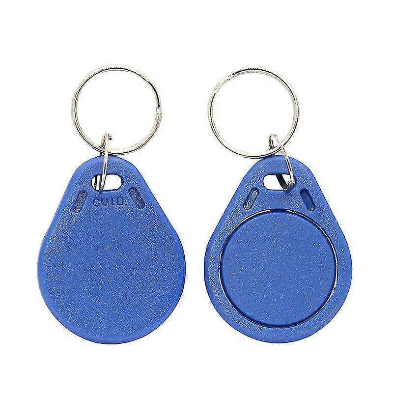 10 Pcs Proximity Id Card  Key Fobs Handheld Token Tags Waterproof Keyfob Access Control Key For Door Entry Access Control System (blue)