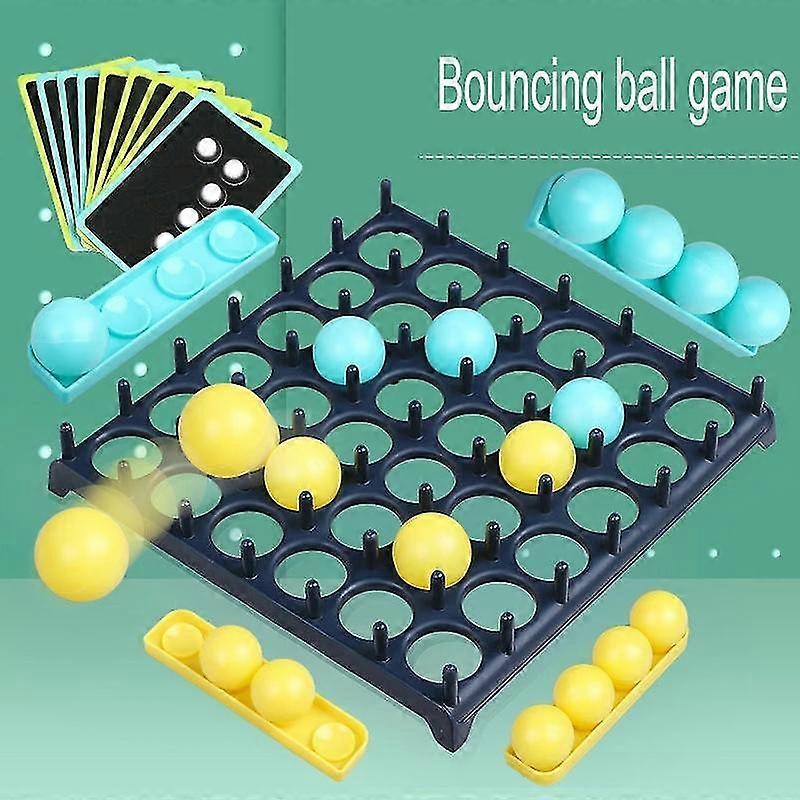 YH Brand New Boxed Bouncing Game Children Bouncing Ball Board Game 1 Set Of Activated Ball Games Family And Party Desktop Bouncing Toys Fingertip Toys