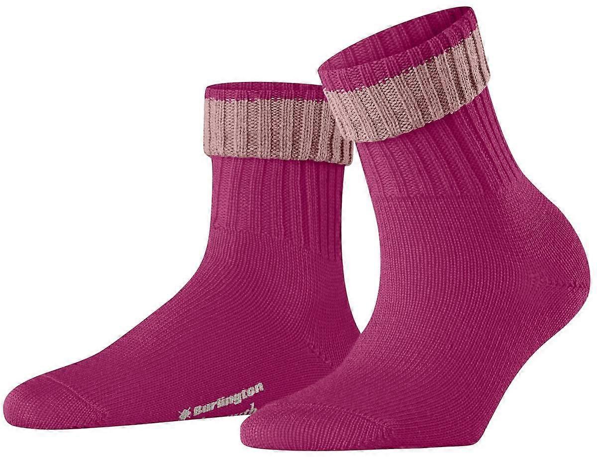 Burlington Plymouth Socks - Berry Red