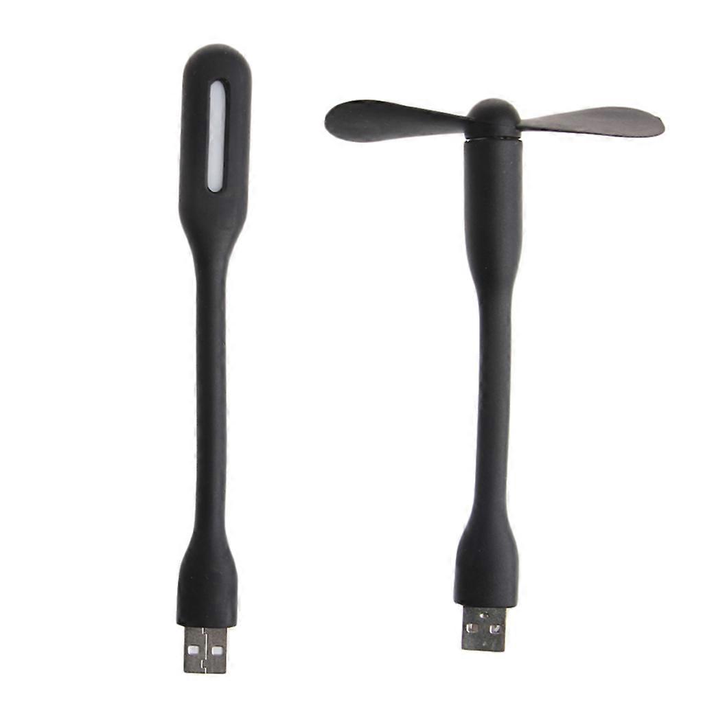 USB Cooling Fan with Lamps For Power Bank Notebook Computer Summer Gadget