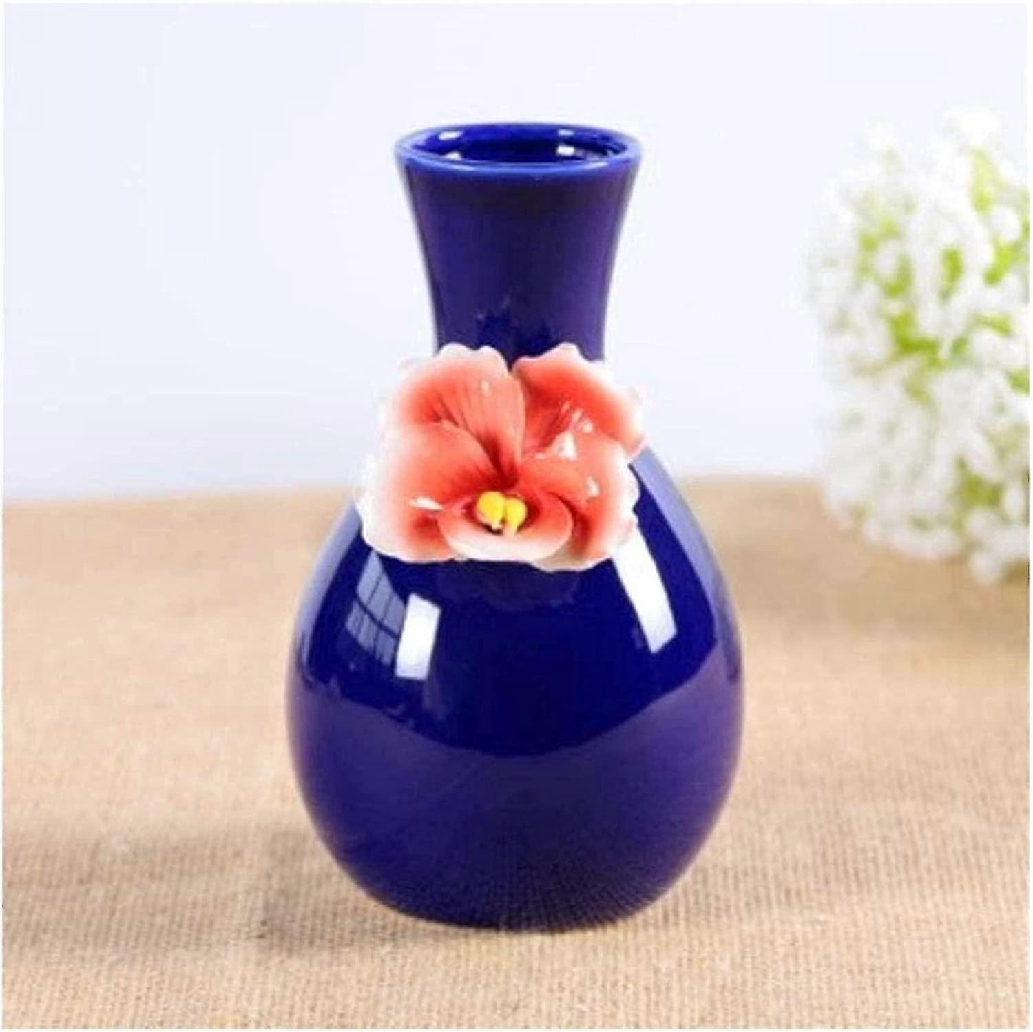 sculptures vase crafts decoration ceramic glass sculpture statue home decoration flower pot accessories garden decoration figurines kitchen home (colo