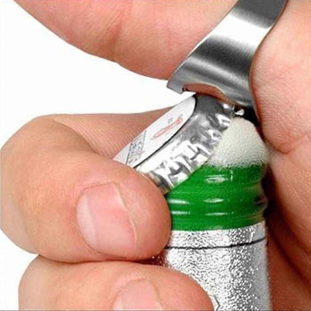 22mm Bottle Opener Ring Lightweight Stainless Steel