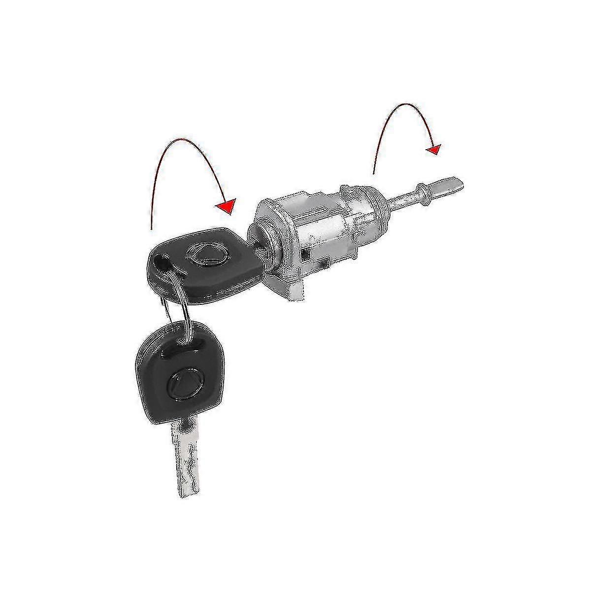 604837167 604837168 Left Right Door Lock Barrel Cylinder For Golf 4 Iv Mk4 A6 Fabia 1997-2009