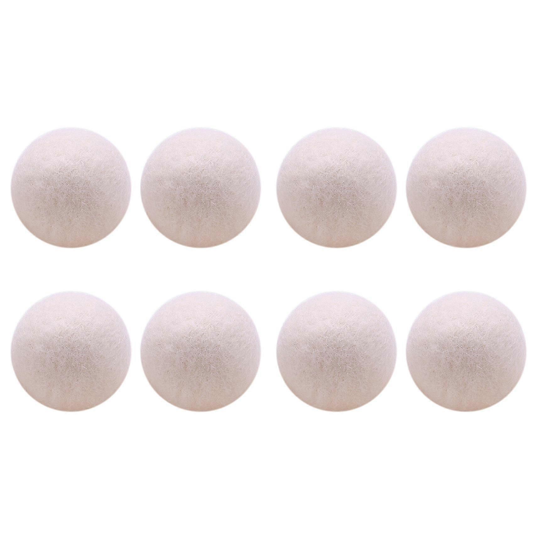 8-pack 100% Premium Wool Dryer Balls Xl,handmade,-friendly,all-natural