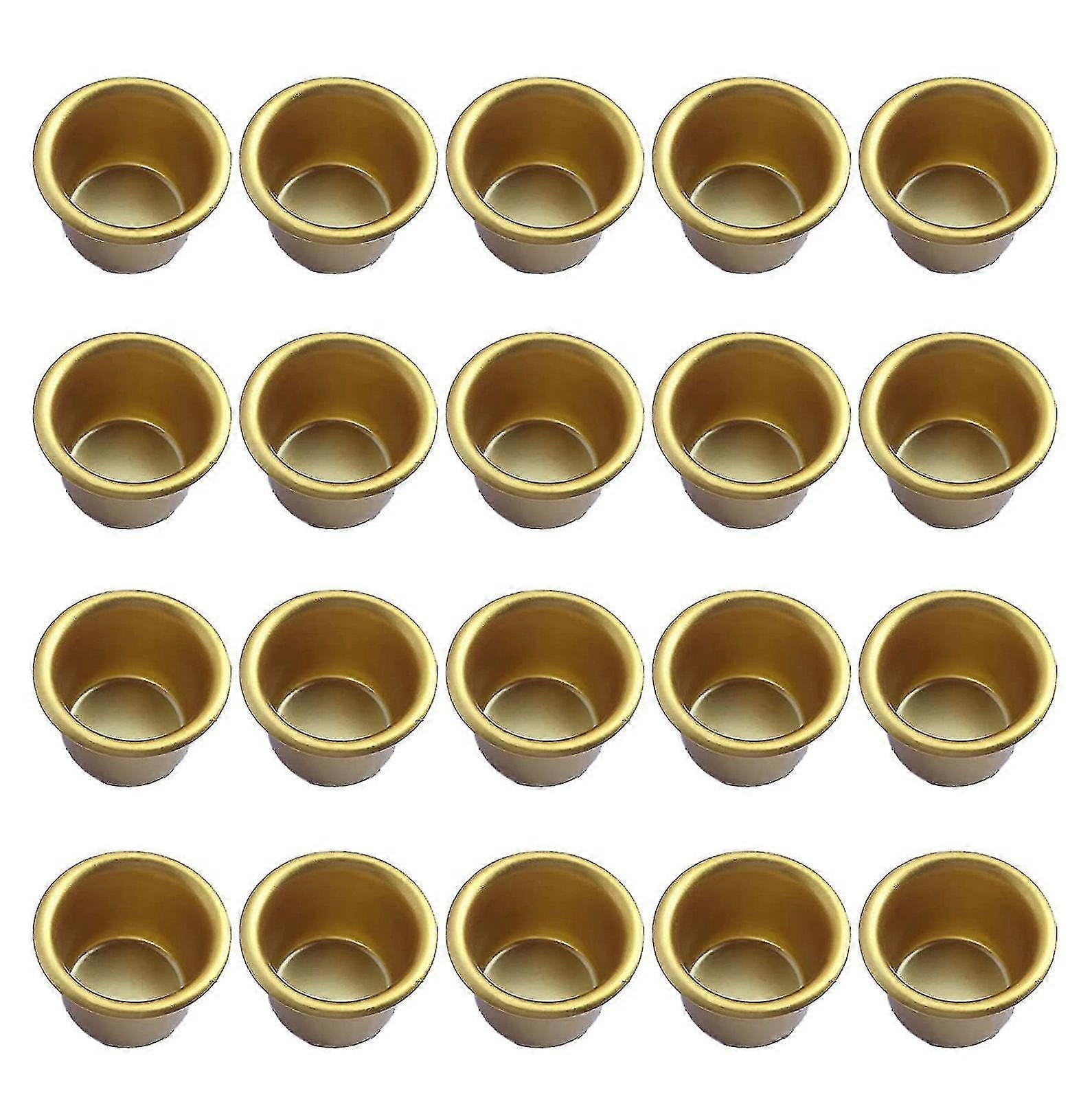 20-pack Metal Candle Insert Holder Set, Compatible With Tree Candle Holders