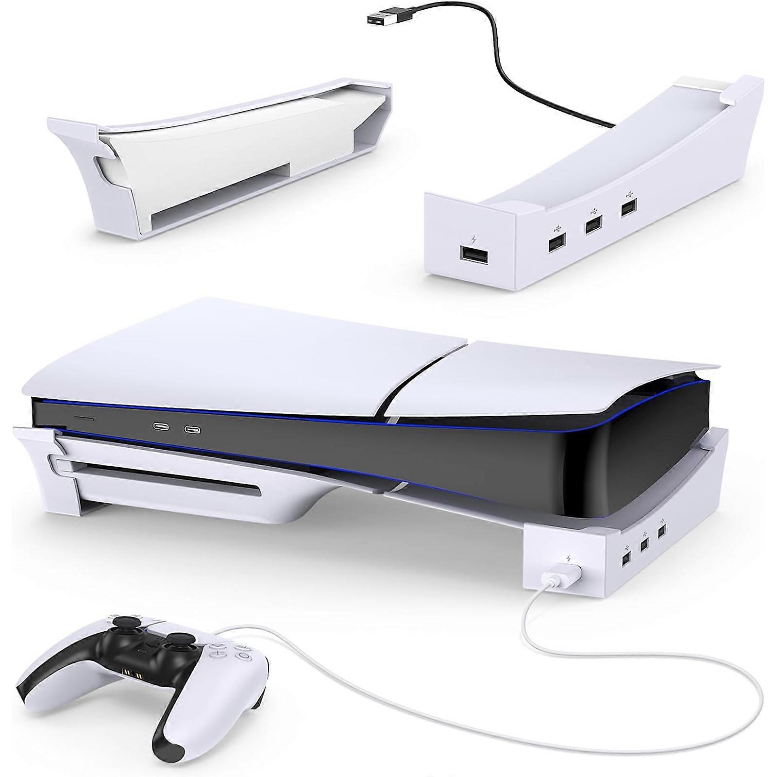 Horizontal Stand for PS5 Slim Console, Anti Slip Base Stand Accessories for PS5 Storage and Placement
