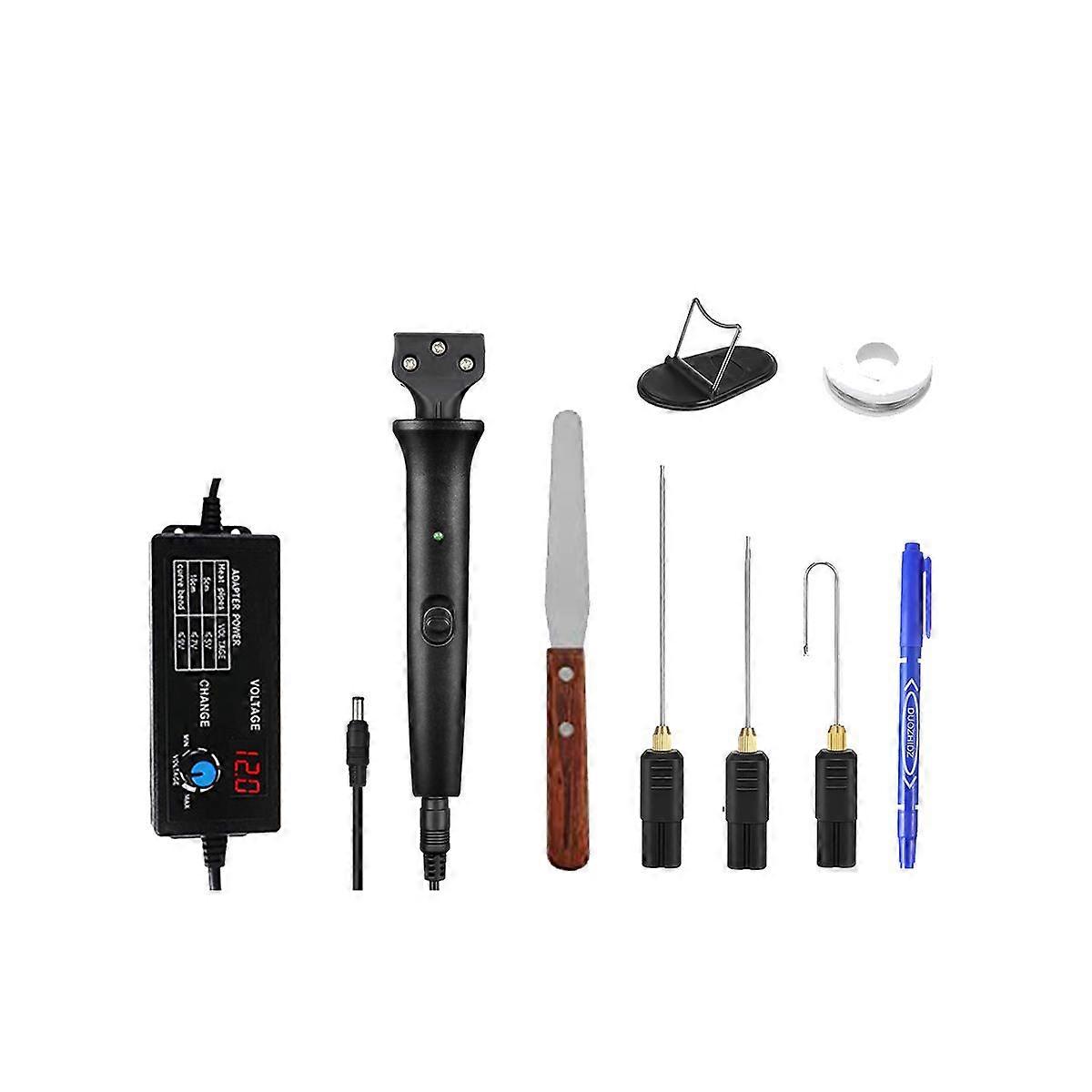 Electric Foam Cutter Kit Foam Cutting Pen 0-300 Adjustable Temperature Hot Wire Cutter Cutting Too