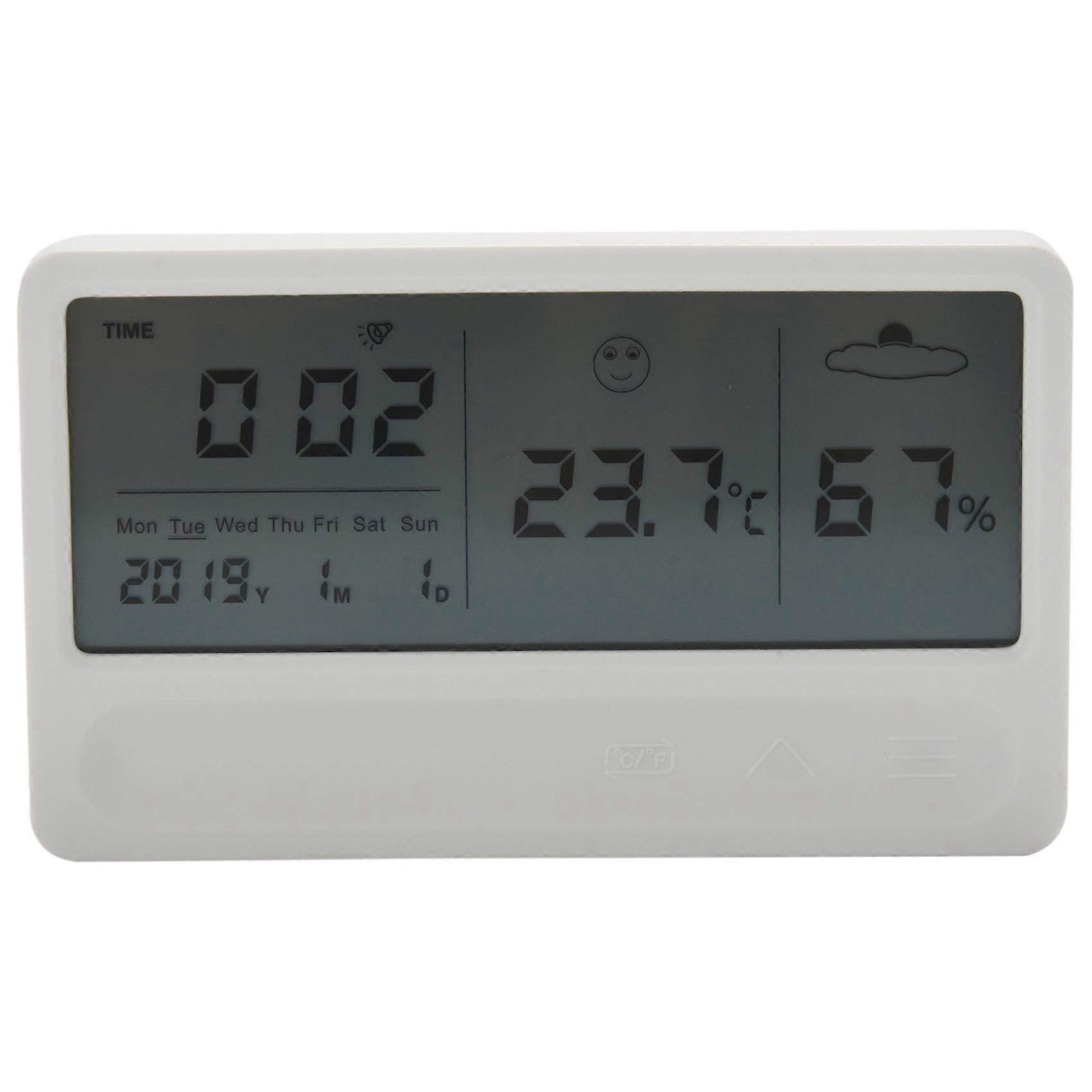 Digital Hygrometer Thermometer Indoor Room Outdoor Temperature Humidity Meter LCD Stand Magnetic Ba