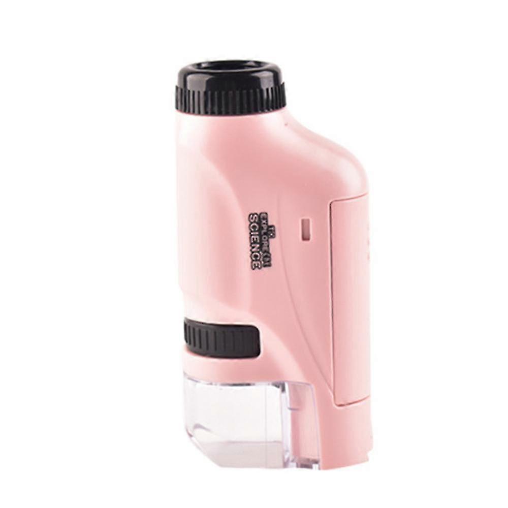 Handheld Mini Microscope 60x-120x Led Light Microscope Kids Gifts
