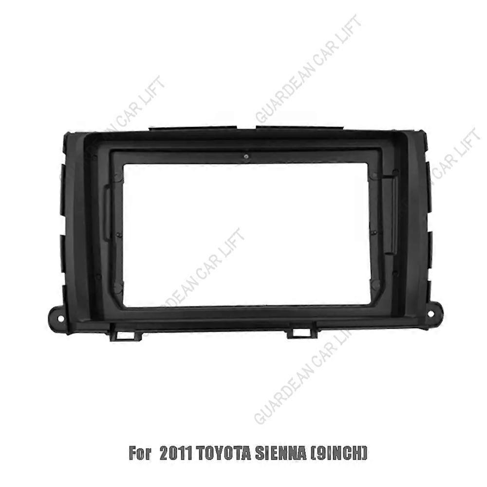 For Toyota Sienna 2011(9Inch) Car Radio Fascias Android GPS MP5 Stereo Player 2 Din Head Unit Panel Dash Frame Installation Trim