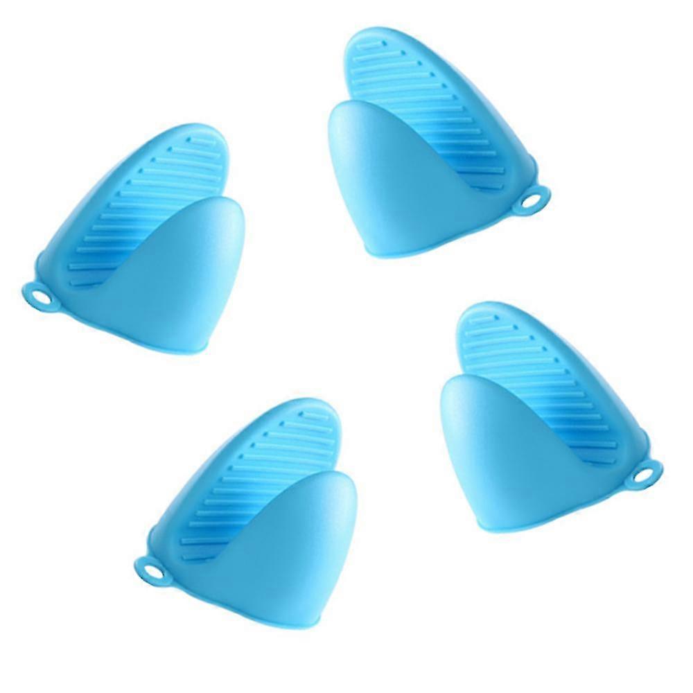 Thickened silicone cutlery rack Kitchen cutlery rack Bakery oven two handed set