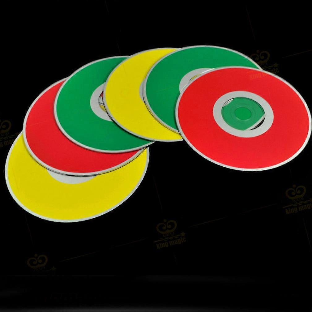 Color Changing Laser CD Magic Tricks CD Colour Change In Empty Bag Magia Magician Stage Gimmick Illusion Accessories Party