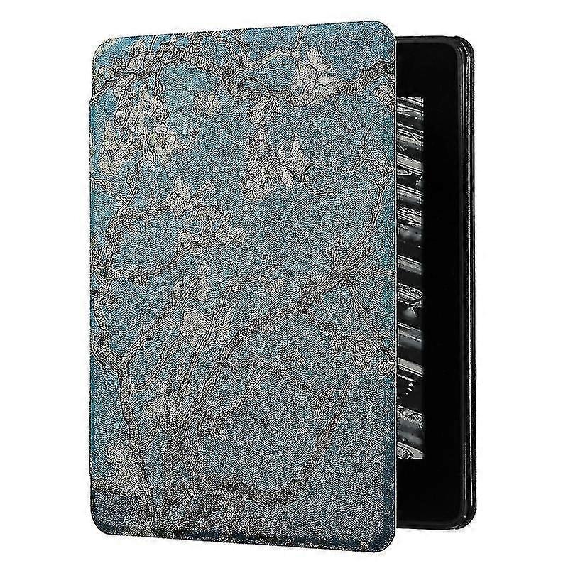 6.8in E-reader Case Pu Leather Cover W/ Auto Sleep Wake For Kinde Paperwhite 5