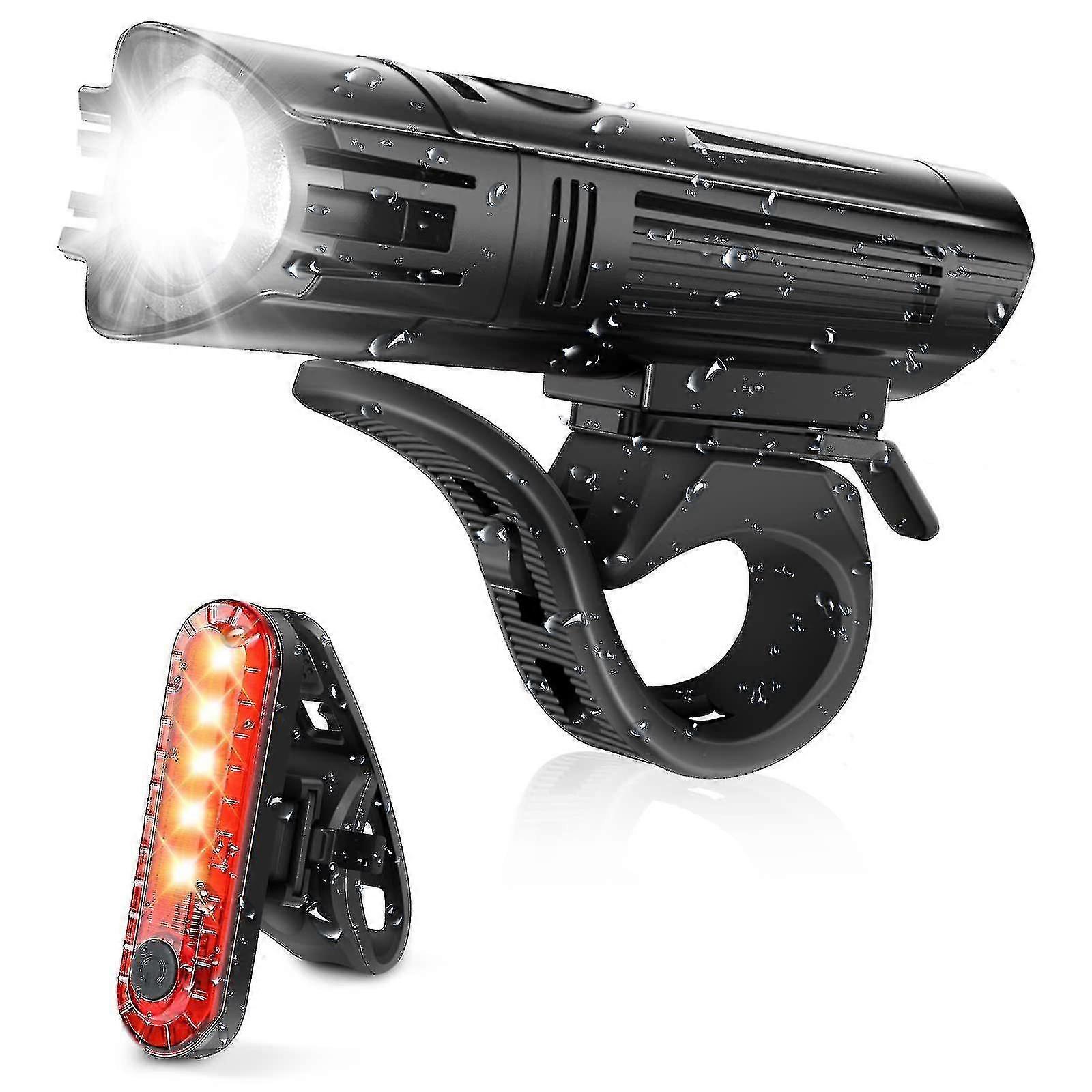 Bike Set, Usb Recharable And Back , 4 Ing Modes Mountain Ycle