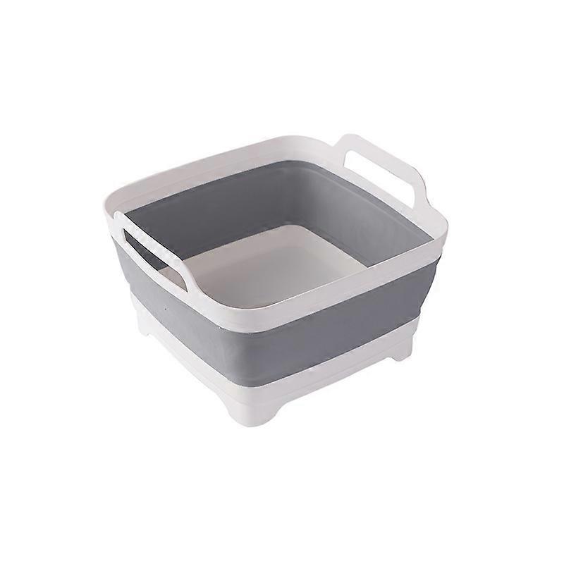 Collapsible Dish Tub Portable with Drain Plug