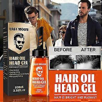 100ml Men's Hair Wax Comb Hairs Oil Head Gel Lasting Styling Refreshing