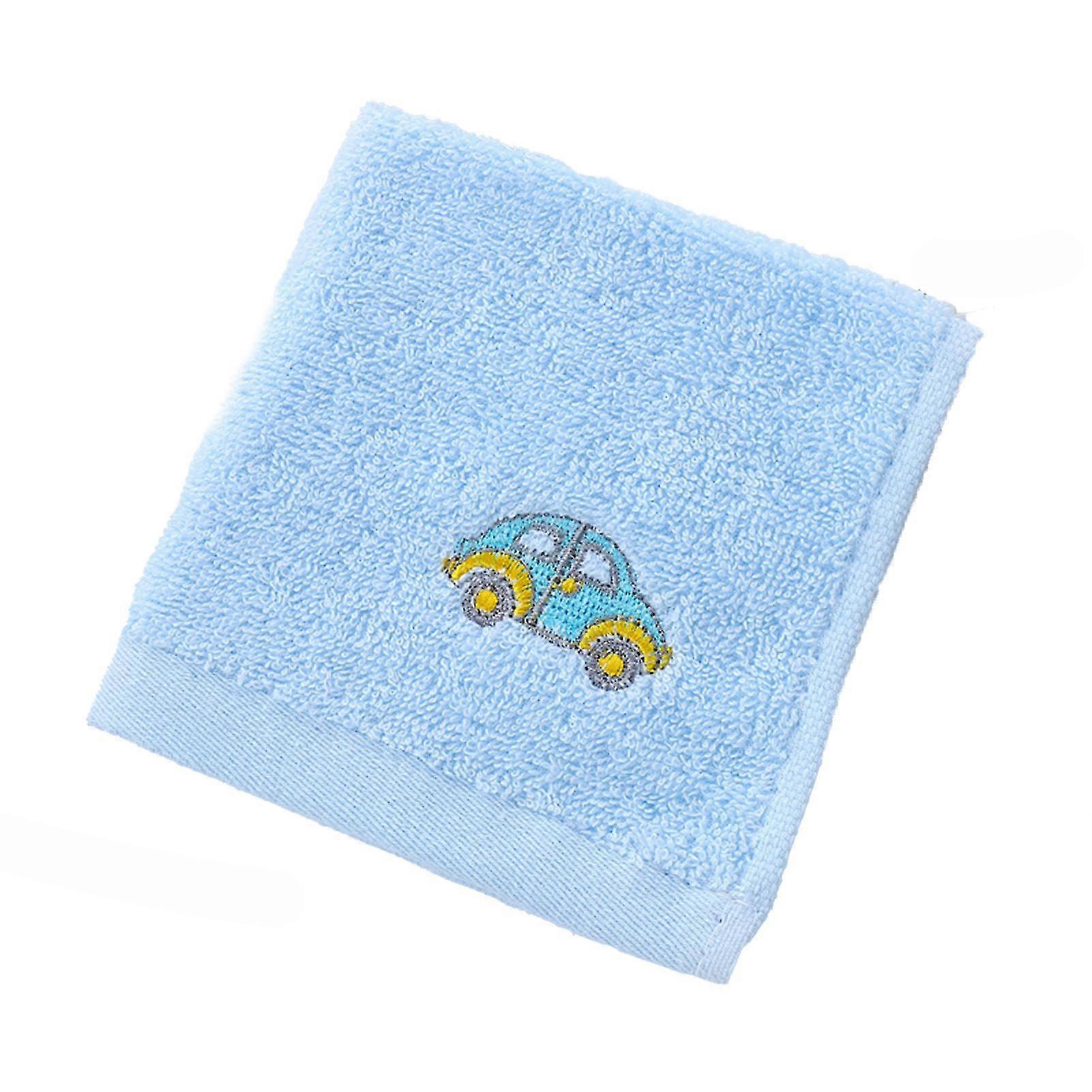 Square Towel Smooth Quick-dry Baby Infant Soft Embroidery Face Towel For Home