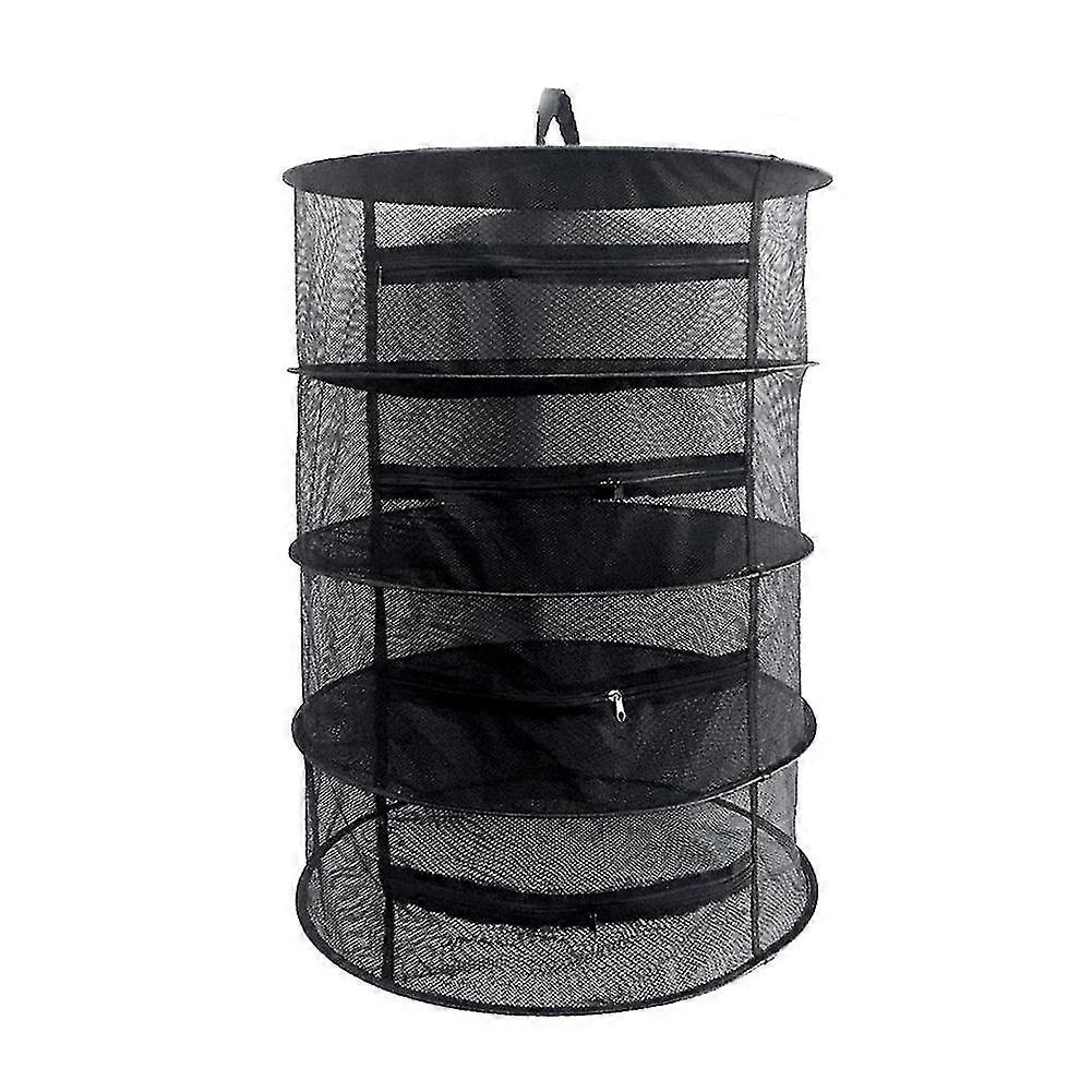 Herb Drying Rack Net 4 Layer Herb Dryer Mesh Hanging Dryer Racks With Zipper