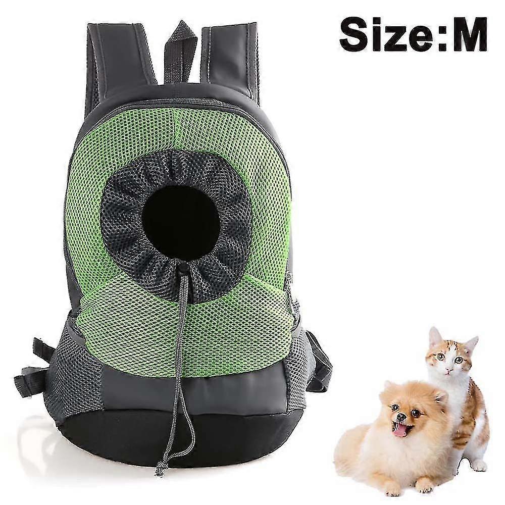 Mochila portadora confortável, mochila de cachorro com cabeça respirável design e acolchoado deve
