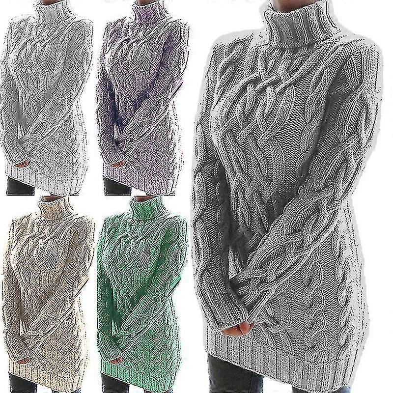 Sweater And Thickened Two Lapels Retro Thick Line Sweater