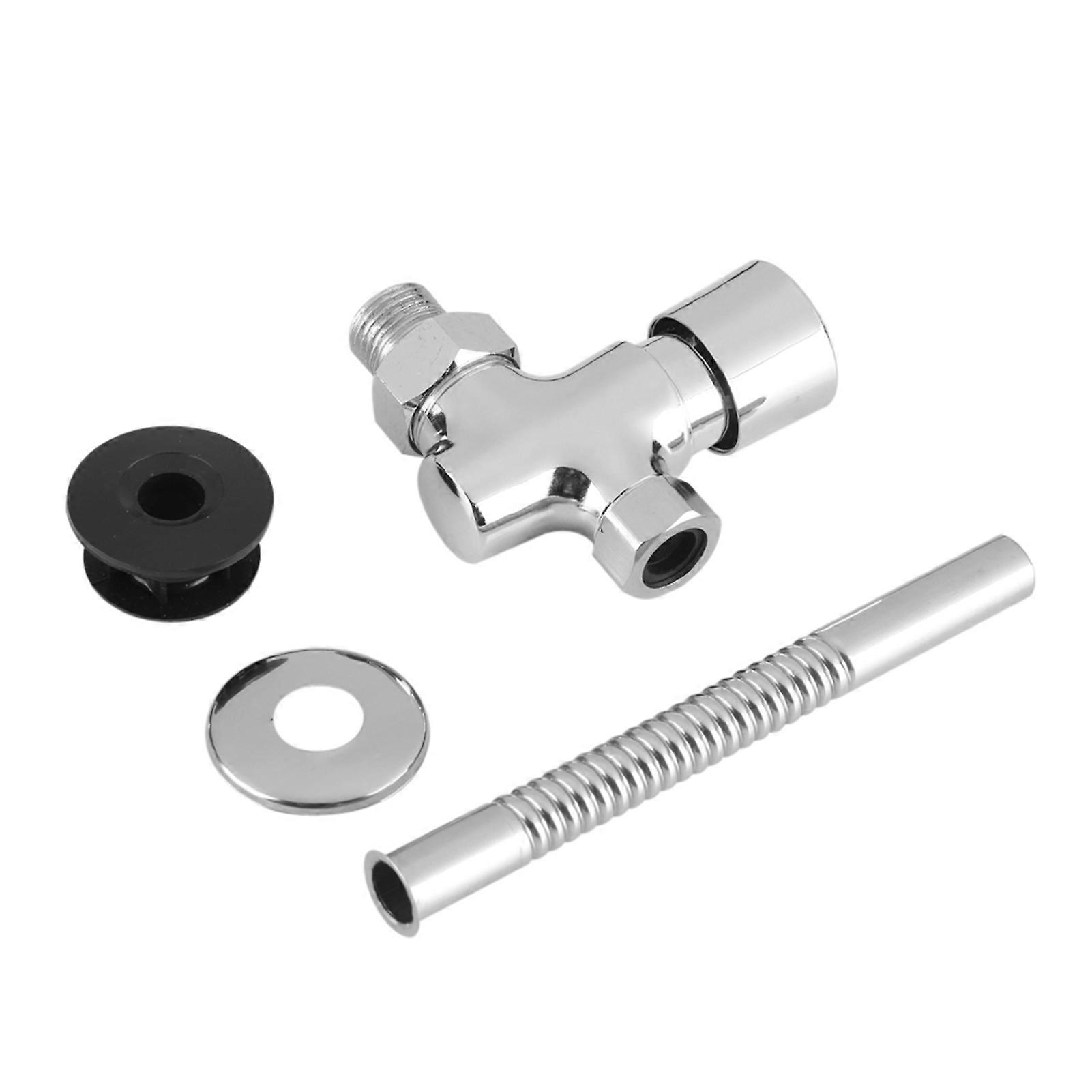Toilet Urinal Flush Valve Button Type Manual Delay Automatic Shutoff