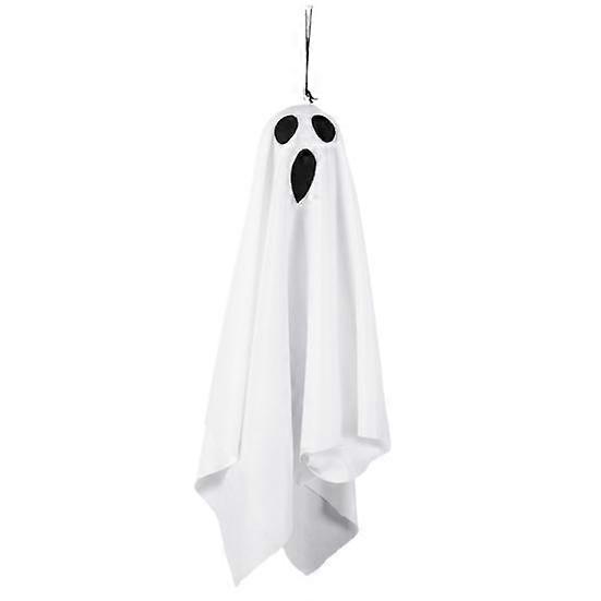 Halloween Decorations Outdoor Spooky Hanging Ghost Signs with String Lights Battery Operated Front Door Lamp Party Supplies