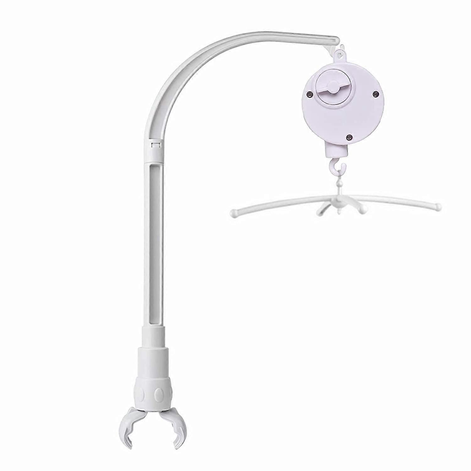 Baby Crib Mobile Holder with Adjustable Arm Bracket, DIY Toy Decoration and Musical Mobile for Nursery Décor