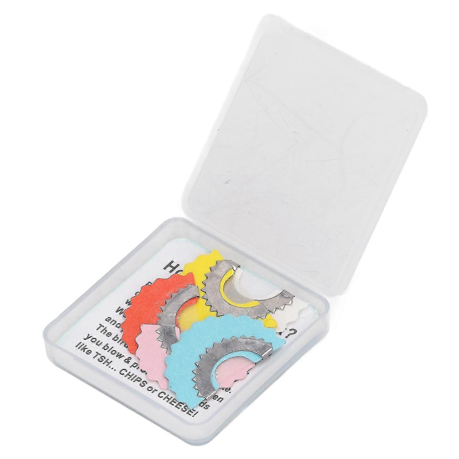 5pcs Bird Caller Portable 5 Colors Trick Game Metal Tweeting Noisemaker Toys