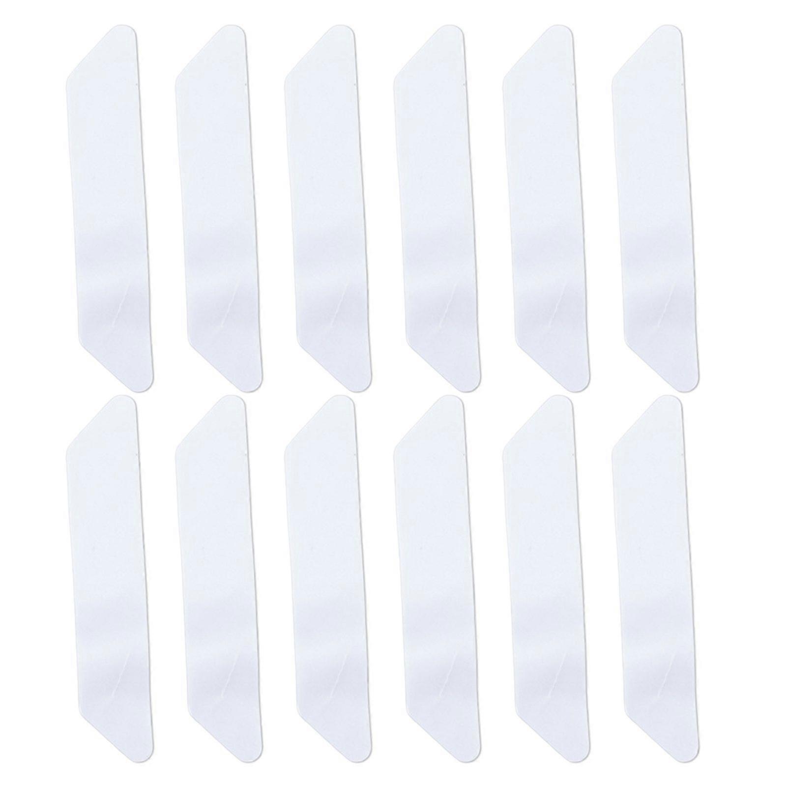 12Pcs Trapezoid Rug Gripper Washable Reusable Hardwood Floor Tile Carpet Tape Double Sided Adhesive Area Rug Pad Sticker