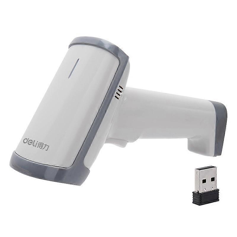 Deli Catering Scanning Gun, Model: Wireless (White) Wireless (White)