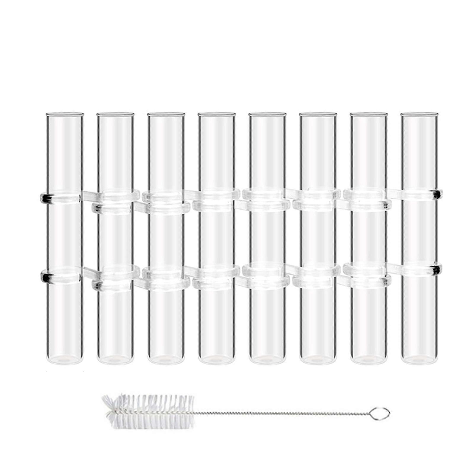 Creative Glass Vase Nordic Test Tube Hinged Flower Plant Holder Hydroponic Container Living Room Office Table Floral Hom