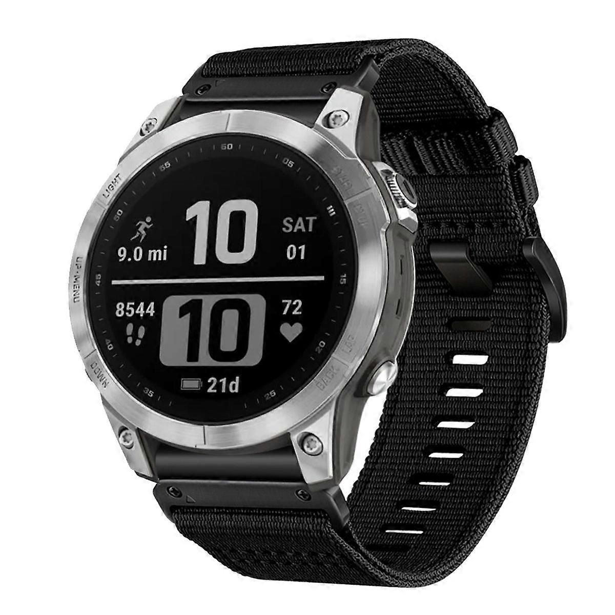 Nylon Canvas Strap For Garmin Fenix 7 Pro