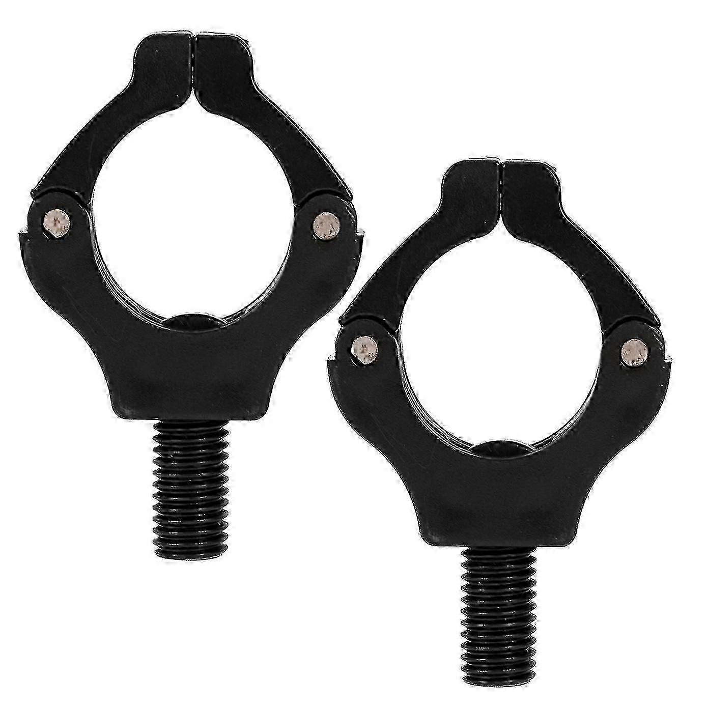 2个户外夹子耐用棒配件架尼龙架实用鲤鱼磁铁架钓鱼杆